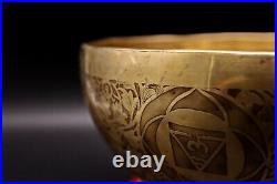 10 inches Special Buddha Foot Carving Singing Bowl From Nepal