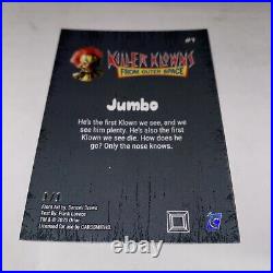 2023 KILLER KLOWNS FROM OUTER SPACE Jumbo #7 Onyx Cracked Ice #1/1 RARE