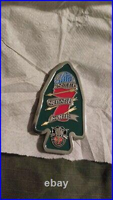 7th SFG TIP OF THE SPEAR Special Operations Command Challenge Coin FROM CSGM