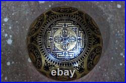 9 inches Special Endless Knot Super Fine Carving Singing Bowl From Nepal