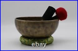 9 inches Special Shiva Carving Singing Bowl From Nepal-Spiritual Tibetan Bowls