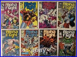 Alpha Flight comics lot from#52-130 + 1 special 49 diff (1987-94)