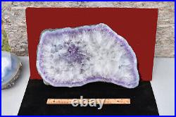 Extra Large AMETHYST Crystal GEODE Slab from Brazil 16x9x2 Great Color