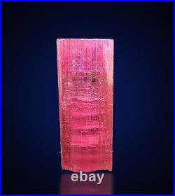 Extra Pink Tourmaline Crystal well Terminated Crystal From Afghan 24.6 Ct