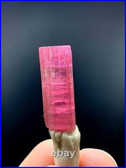 Extra Pink Tourmaline Crystal well Terminated Crystal From Afghan 24.6 Ct