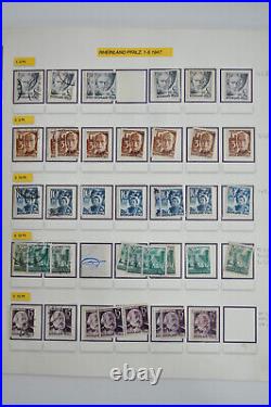 French Zone Special Collection With Many Paper & Typunterschieden 1945/49