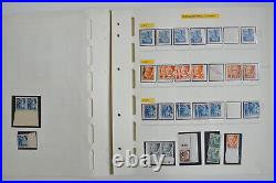 French Zone Special Collection With Many Paper & Typunterschieden 1945/49