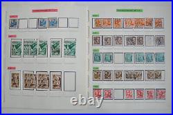 French Zone Special Collection With Many Paper & Typunterschieden 1945/49