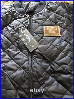 NEW BLUE WHEATLEY VODKA ZIP UP JACKET FROM BUFFALO TRACE DISTILLERY MENS size XL