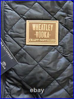 NEW BLUE WHEATLEY VODKA ZIP UP JACKET FROM BUFFALO TRACE DISTILLERY MENS size XL