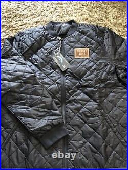 NEW BLUE WHEATLEY VODKA ZIP UP JACKET FROM BUFFALO TRACE DISTILLERY MENS size XL