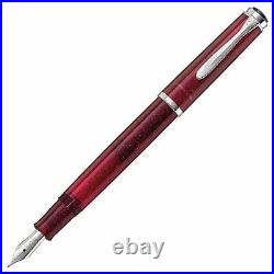 New M205 Pelican Classic Starbee Fountain Pen Ruby Extra Fine from Japan