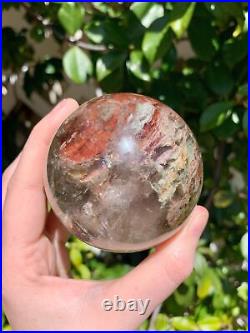 Phenomenal Garden Quartz Sphere from Brazil