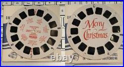 Rare Special Red Ink view-master Reel Merry Christmas Tour From Sawyer's Factory
