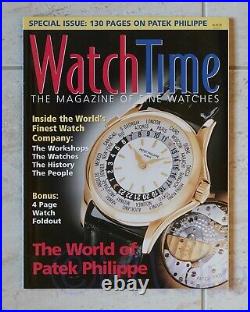 Rare! WatchTime Special Issue on Patek Philippe, from Fall 2001