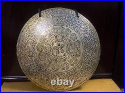 SALE! 13 inches Tibetan Gong with Special Carving from Nepal Wind Gong