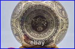 Sale! 12 inch Special Temple with Mantra Carving Tibetan singing bowl from Nepal