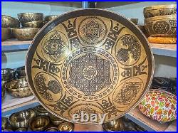 Special carving Tibetan Singing Bowl From Nepal-Himalayan Singing Bowl