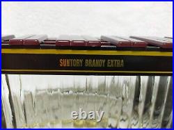 Suntory Brandy Extra Marimba Glass bottle (empty) From Japan Rare