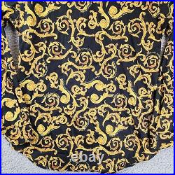 Versace Jeans Couture Sketch Couture Print Shirt Men's XS Black/Gold Long-Sleeve