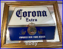 Vintage 1988 Corona Extra Importing Beer Lighted Sign, From Gambrinus Importing