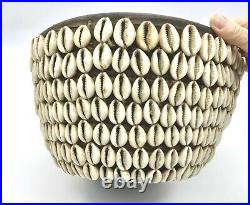 Vintage Hausa Cowrie Shell Basket From Nigeria Special Price Thru July 4th