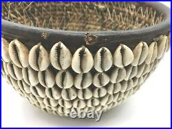 Vintage Hausa Cowrie Shell Basket From Nigeria Special Price Thru July 4th