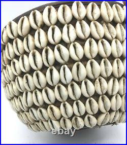 Vintage Hausa Cowrie Shell Basket From Nigeria Special Price Thru July 4th