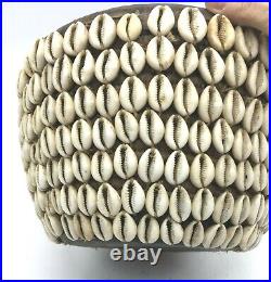 Vintage Hausa Cowrie Shell Basket From Nigeria Special Price Thru July 4th