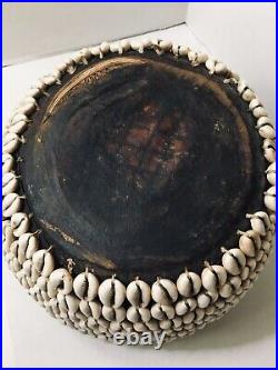 Vintage Hausa Cowrie Shell Basket From Nigeria Special Price Thru July 4th