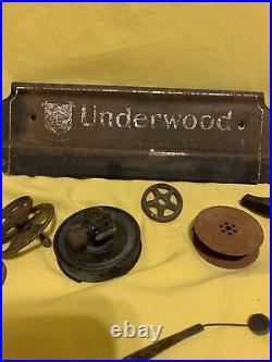 Vintage Typewriter Key Lot from Salvaged Underwood Typewriter And Extra Pieces