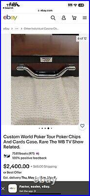 World poker set From 2004 Authentic All Original? With Two Sets Of Extra Cards