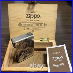 Zippo TIME TANK Pocket Clock Special Limited Edition Used Item Imported from JP
